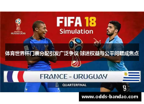 体育世界杯门票分配引发广泛争议 球迷权益与公平问题成焦点