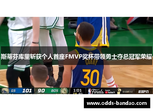 斯蒂芬库里斩获个人首座FMVP奖杯带领勇士夺总冠军荣耀